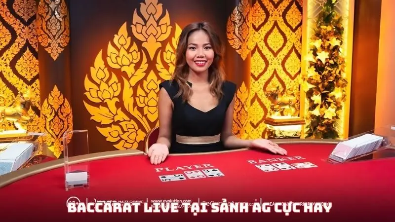 Baccarat live tại sảnh AG cực hay
