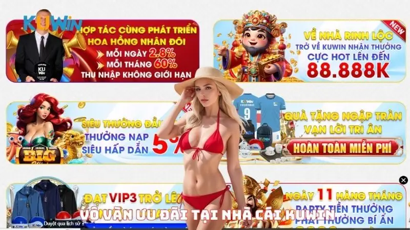 Vô vàn ưu đãi tại nhà cái Kuwin
